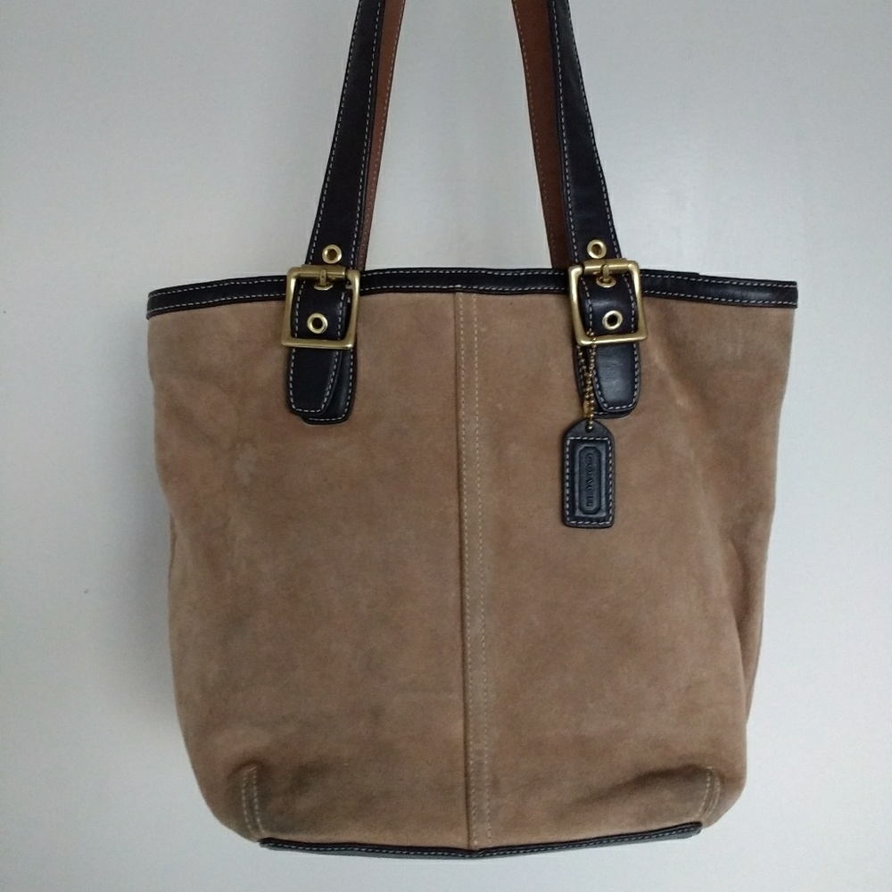 Coach Suede Tote